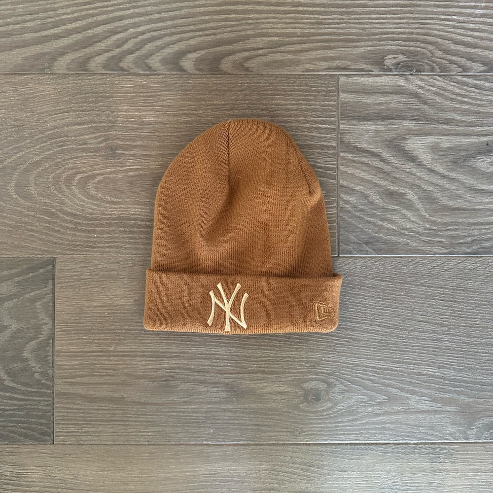 Brown New Era Yankees Beanie